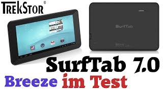 Review TrekStor SurfTab breeze 70 im Test deutsch [upl. by Yddub]