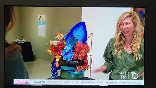 2024 San Diego Art Alive  Wild Orchid Florist  Katherine Brozowski  2nd Place Winner  ABC 10 [upl. by Hort]