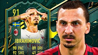 THE BEST CARD IN FIFA 👑 91 WINTER WILDCARD IBRAHIMOVIC PLAYER REVIEW  FIFA 22 Ultimate Team [upl. by Hedwig]