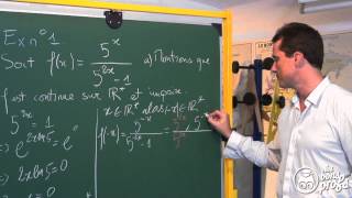 Fonction exponentielle de base a  exercice 1A  Les Bons Profs  Maths terminale [upl. by Alvina56]