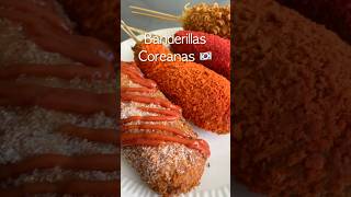 Banderillas COREANAS 🇰🇷shorts comidacoreana corndog banderillas [upl. by Nilak290]