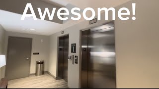 Awesome ThyssenKrupp Elevators at the Candlewood Suites in Lebanon Tennessee ￼ [upl. by Tnilf]