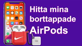 SW Hitta mina AirPods  hur hittar borttappade AirPods laddningsetui [upl. by Lemhaj726]