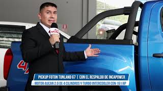 Resumen Pickup FOTON Tunland G7  Tecnología Alemana [upl. by Sremmus]