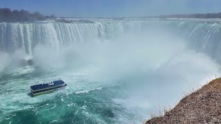 NIAGARA FALLS Canada 4K🇨🇦 Walking from Canada–United States border to Niagara Horseshoe Falls [upl. by Quentin]