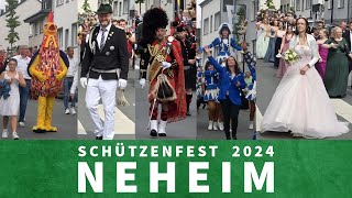 Schützenfest Neheim 2024  Der Umzug durch die Innenstadt  Horrido  FESTINNEHEIM [upl. by Ahsienyt]