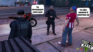 PROCURADO É ABORDADO PELA CGP FUGIU  GTA RP [upl. by Aciemaj]