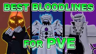 BEST 10 BLOODLINES FOR PVE Humanoid Bosses  Shindo Life [upl. by Pickar928]