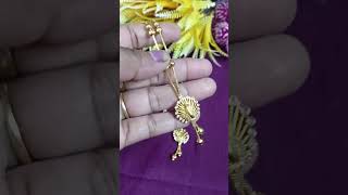 Gold look micro gold plated peacock ball chain available contact my whatsapp number 9787318720 [upl. by Gertruda]