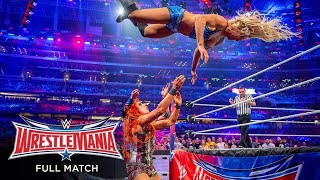 FULL MATCH  Charlotte vs Becky Lynch vs Sasha Banks – WWE Women’s Title Match WrestleMania 32 [upl. by Marchese]