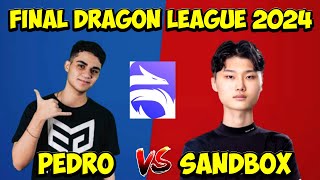 PEDRO TM VS SANDBOX  FINAL DA DRAGON LEAGUE 2024  CLASH ROYALE [upl. by Uzia]