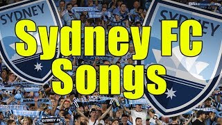 ALL SYDNEY FC CHANTS WITH LYRICS [upl. by Bamby]