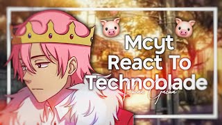 Mcyt React To Technoblade  DSMP  Shean Gacha [upl. by Eusebio981]