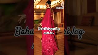 😱😱🔥pink beautiful saree me Priyanka Chopra ll latestviral shorts entertainment fashionbollywood [upl. by Lea]