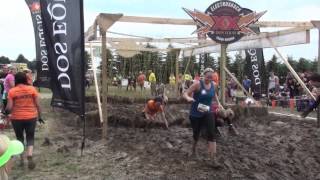 Brutal Clothesline at Tough Mudder Buffalo NY 72713 [upl. by Idona]