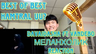 davaidasha ft Vandebo  МЕЛАНХОЛИК REACTION [upl. by Maupin]