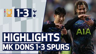 Heungmin Son Dele and Lucas Moura score in preseason win  Highlights  MK Dons 13 Spurs [upl. by Annaya]