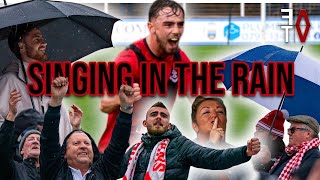 Lewis McGregor has Airdrie Fans SINGING IN THE RAIN 🕺🏻☔️  Morton 01 Airdrie  Awaydays x AFTV ♦️ [upl. by Kappel]