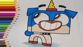 💙❤️💛 Desen UNIKITTY  PuppyCorn Desenat si Colorat  Desene Animate [upl. by Kiran]