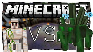 EISENGOLEM VS JUNGLE DRAMCRYX  Minecraft Eisengolem vs Monster • 53  Divine RPG Mod [upl. by Ennaerb9]