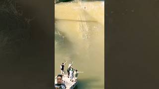 Real crocodile fishing buaya bassfishing boat penampakanbuaya jetski boating buayabesar [upl. by Eixirt]