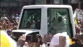 Pope Benedict XVI motorcade NYC [upl. by Giliana]