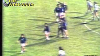 198788 Sporting LisbonaAtalanta 11 Cantarutti 16031988 telecronaca Rai [upl. by Ayisan750]