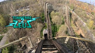 Tonnerre 2 Zeus 4K Front Seat POV  Parc Astérix [upl. by Arlin244]