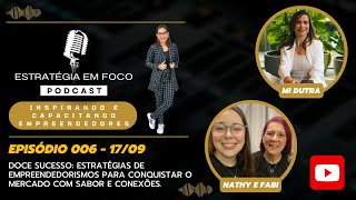 Ep06 Doce Sucesso Estratégias de Empreendedorismo para conquistar o mercado com sabor e conexões [upl. by Naed]