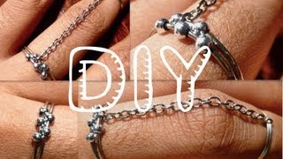 DIY Silver Chain Ring [upl. by Walliw697]