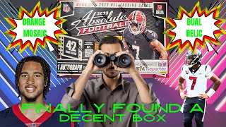 2023 Panini Absolute Football Mega Box Rip FINALLY SOME DECENT HITS orangemosaic cjstroud [upl. by Aver]