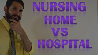 Difference between Working as a Nurse in a Hospital vs Nursing Home [upl. by Nylle129]