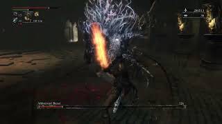 Bloodborne Abhorrent Beast Boss Fight mkII [upl. by Neyut921]