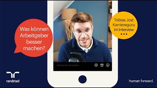 Der Karriereguru gibt Tipps fürs Employer Branding Randstad Interview [upl. by Eirrod889]