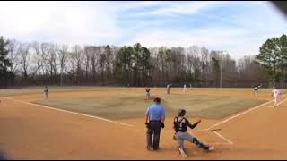 Max Gustafson with a 2 homer game TBS vs Hickory Grove Christian [upl. by Attenyl]