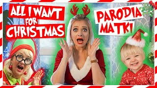 ALL I WANT FOR CHRISTMAS  PARODIA MATKI 😂💥 [upl. by Darill]