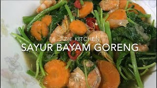 Sayur Bayam Goreng [upl. by Gleeson]