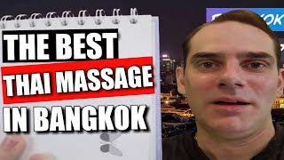 Find out where to get THE BEST traditional Thai massage in Bangkok [upl. by Yeleen735]