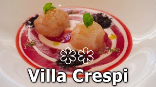 A pranzo al ristorante VILLA CRESPI di ANTONINO CANNAVACCIUOLO due stelle Michelin ⭐⭐ [upl. by Gabi178]