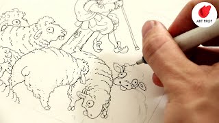 Rapidograph Pens Techniques for Drawing for Beginners [upl. by Rochelle967]