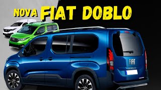 NOVAS FIAT DOBLO E A FIORINO  NOVA GERAÇÃO  DESIGN MODERNO E MUITO MAIS  VEÍCULOS COMERCIAIS [upl. by Lohrman]