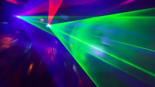 Dance Lights Effect Video Background Neon Disco Party in Room [upl. by Joby]