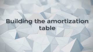 Building the amortization table  Project Finance amp Excel Build Financial Models From Scratch [upl. by Nyrad240]