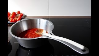 SOLIDteknics nöni seamless stainless saucepan  skilletlid [upl. by Eimirej36]