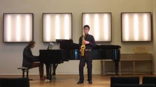 Jacques Ibert  Concertino da Camera for Alto Saxophone 1st mov [upl. by Assirrem]