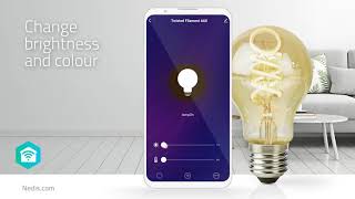 Change the settings of a Smart Bulb  Nedis® SmartLife  Screencapture [upl. by Sirovaj523]