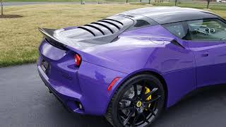 2018 lotus evora purple [upl. by Einohpets]