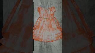 VAISAKHI SPECIAL TIEDYE DRESS 👗 viral youtubeshorts tiedye diy [upl. by Aihseken821]