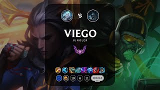 Viego Jungle vs Karthus  EUW Master Patch 141 [upl. by Aerona]