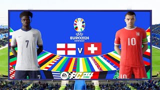 quotFC 24 Euro Cup QuarterFinal England vs Switzerland  Epic Gameplayquot [upl. by Akiam]